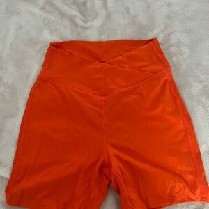 HALARA High Waist Orange Women's Shorts